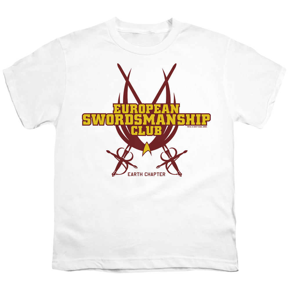 Star Trek Swordsmanship Club Licensed Kid's T-Shirt (Ages 4-7) SM