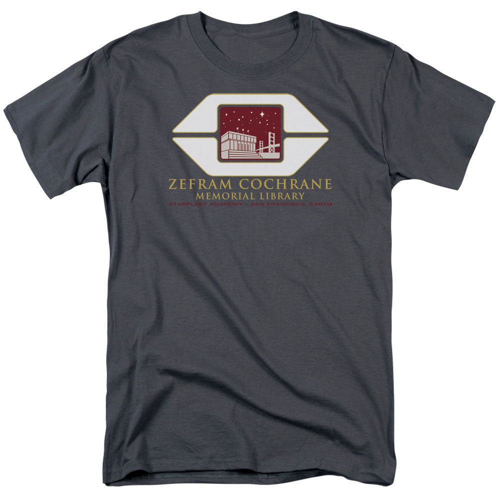 Star Trek Cochrane Library Licensed Adult Unisex T-Shirt Regular Fit Tee SM-3X