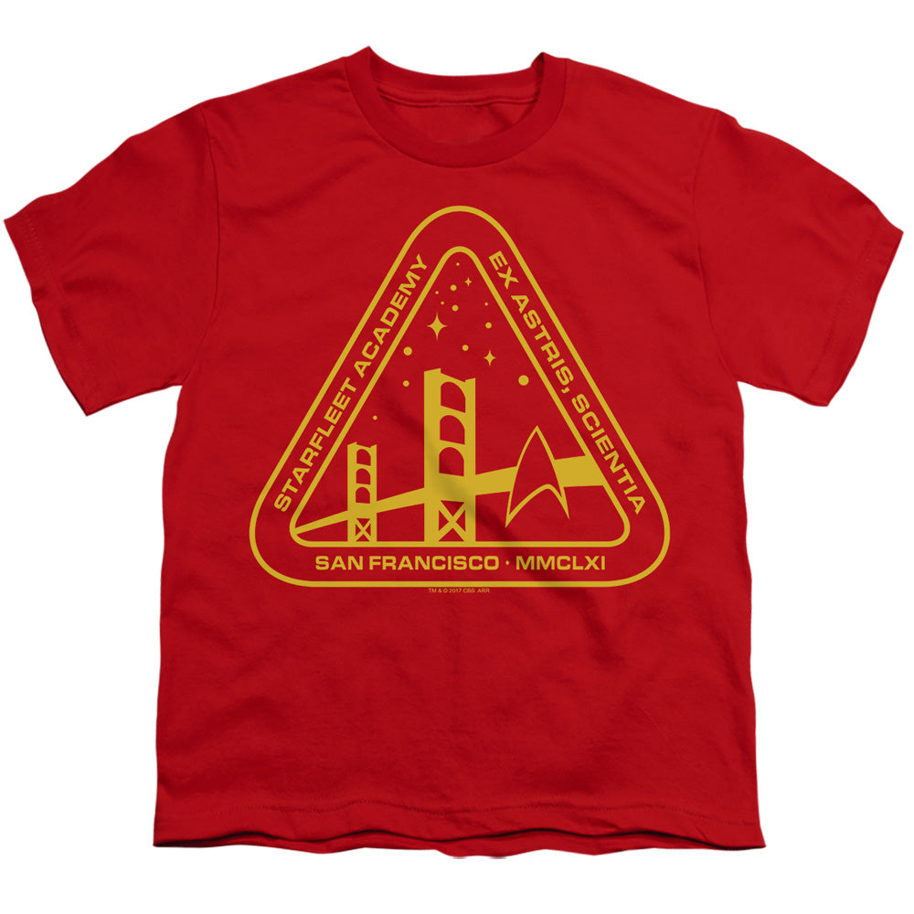 Star Trek Gold Academy Licensed Kid's T-Shirt (Ages 4-7) SM
