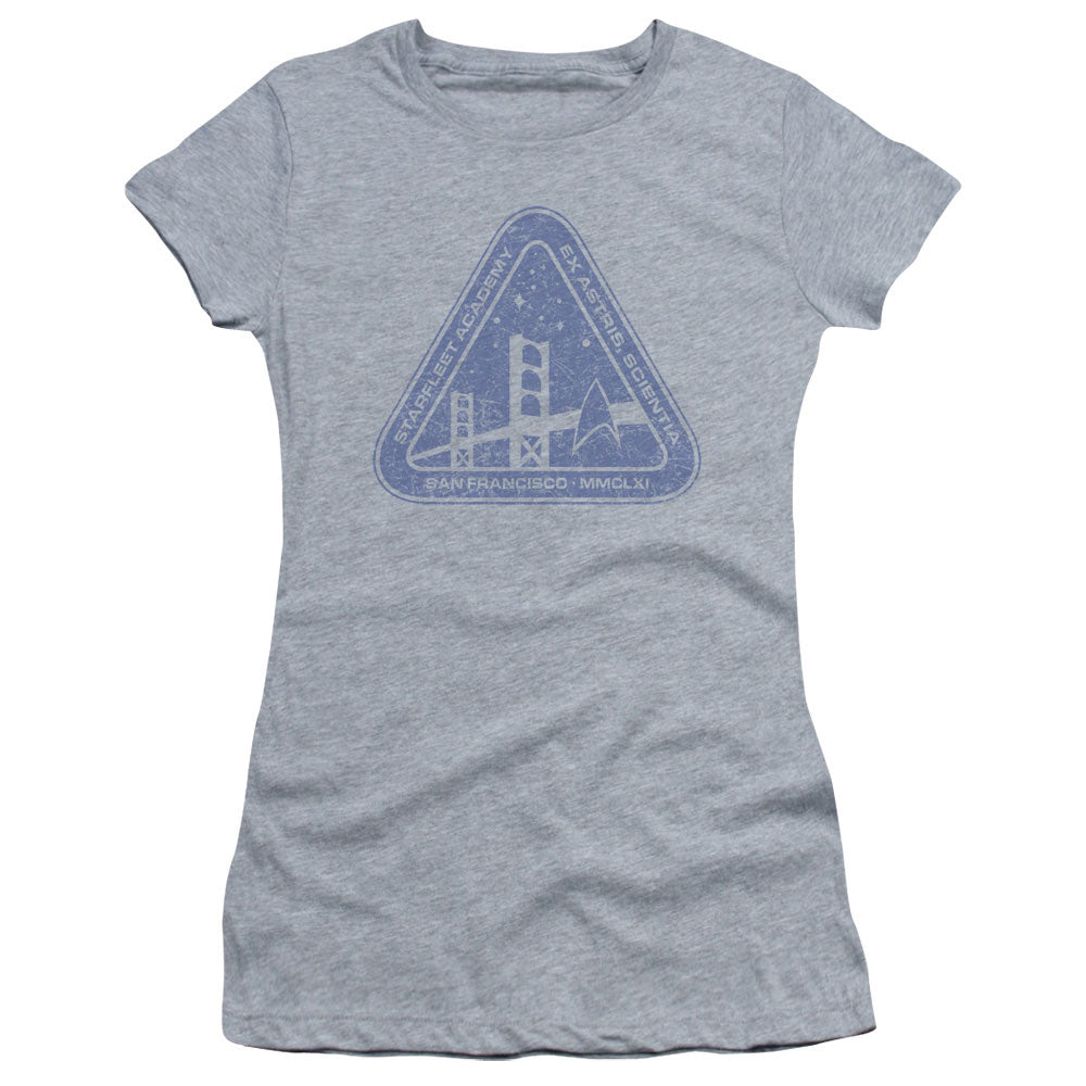 Star Trek Distressed Logo Licensed Women's T-Shirt Juniors SM