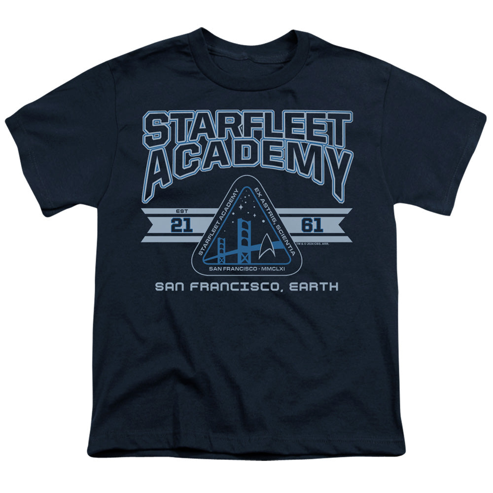 Star Trek Starfleet Academy Earth Licensed Kid's T-Shirt (Ages 4-7) XS-XL