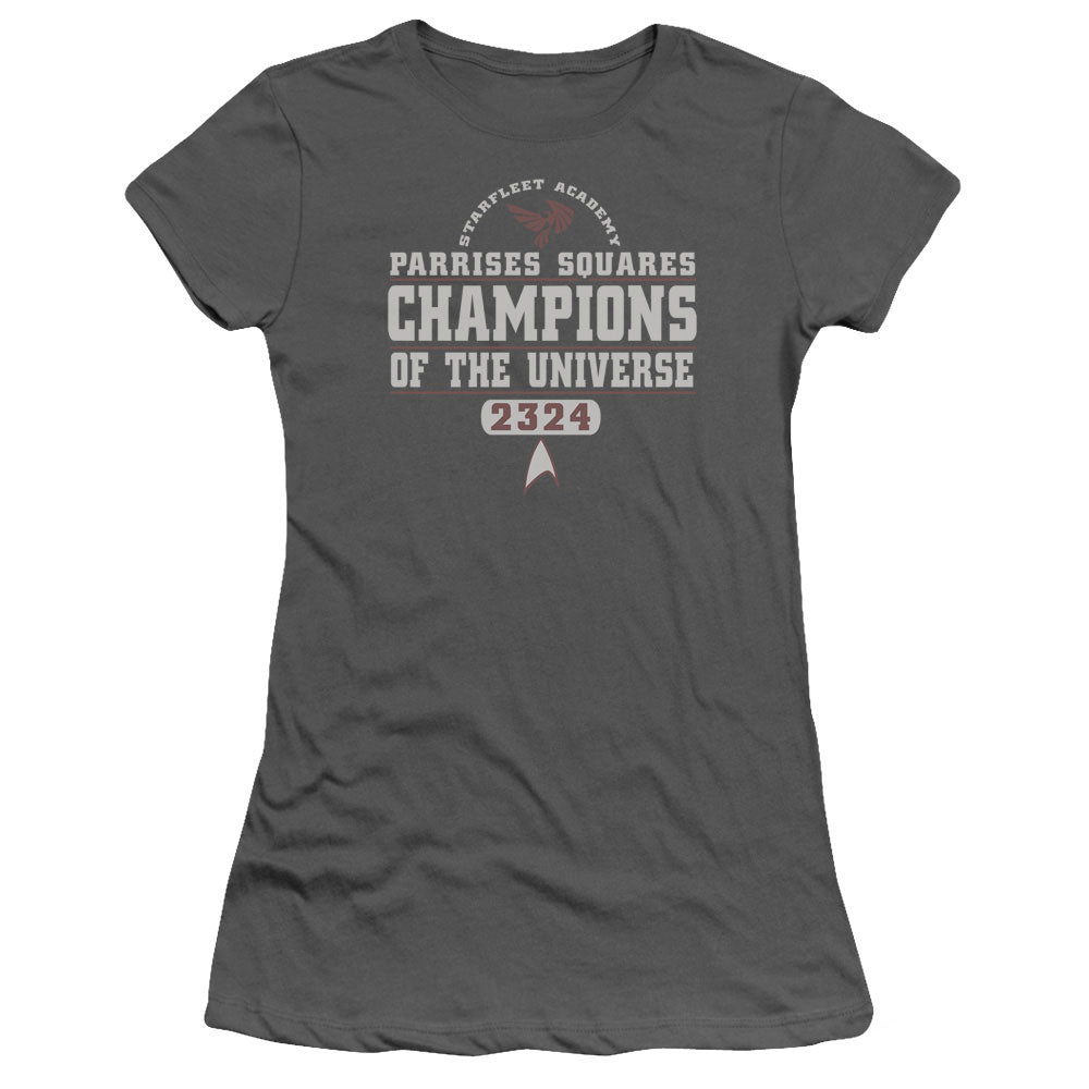 Star Trek Champions Licensed Women's T-Shirt Juniors SM
