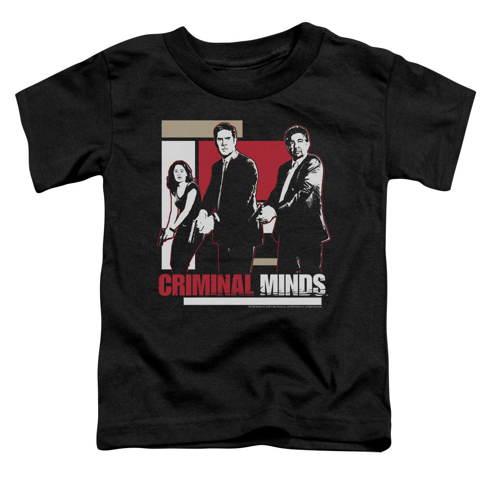 Criminal Minds Guns Drawn Licensed Toddler T-Shirt LG