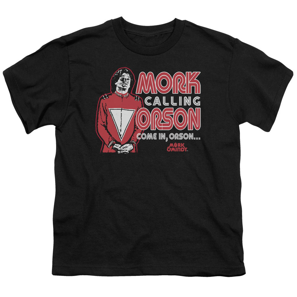 Mork & Mindy Mork Calling Orson Licensed Kid's T-Shirt (Ages 4-7) LG