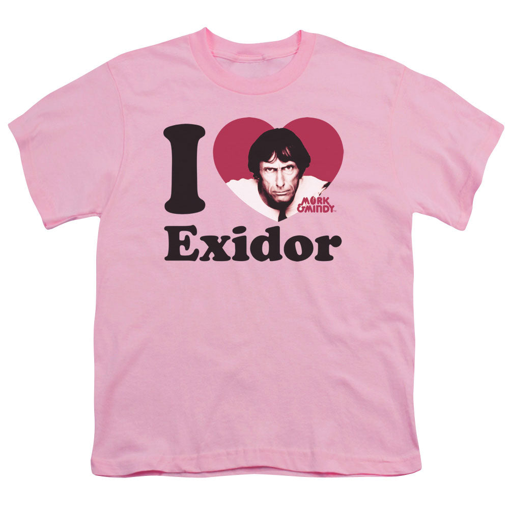 Mork & Mindy I Heart Exidor Licensed Kid's T-Shirt (Ages 4-7) LG