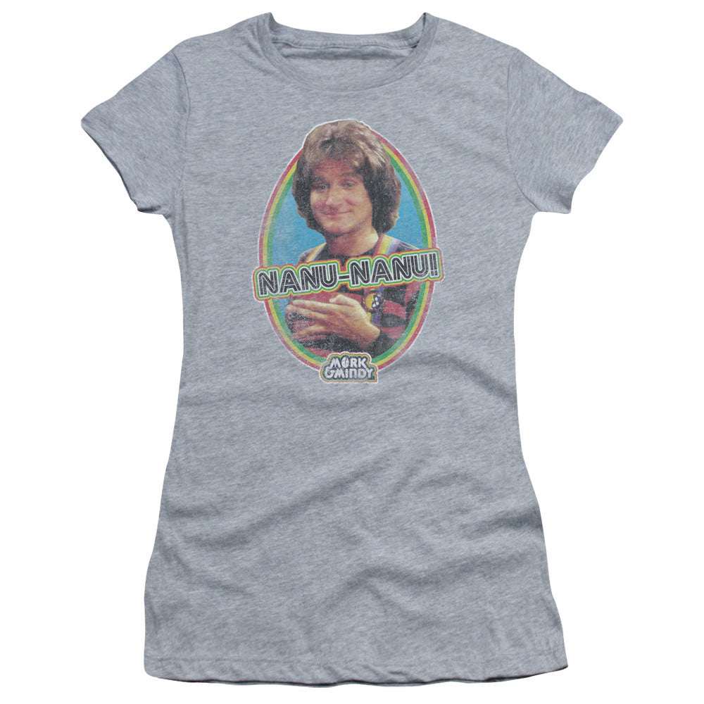 Mork & Mindy Nanu Nanu Licensed Women's T-Shirt Juniors SM-XL
