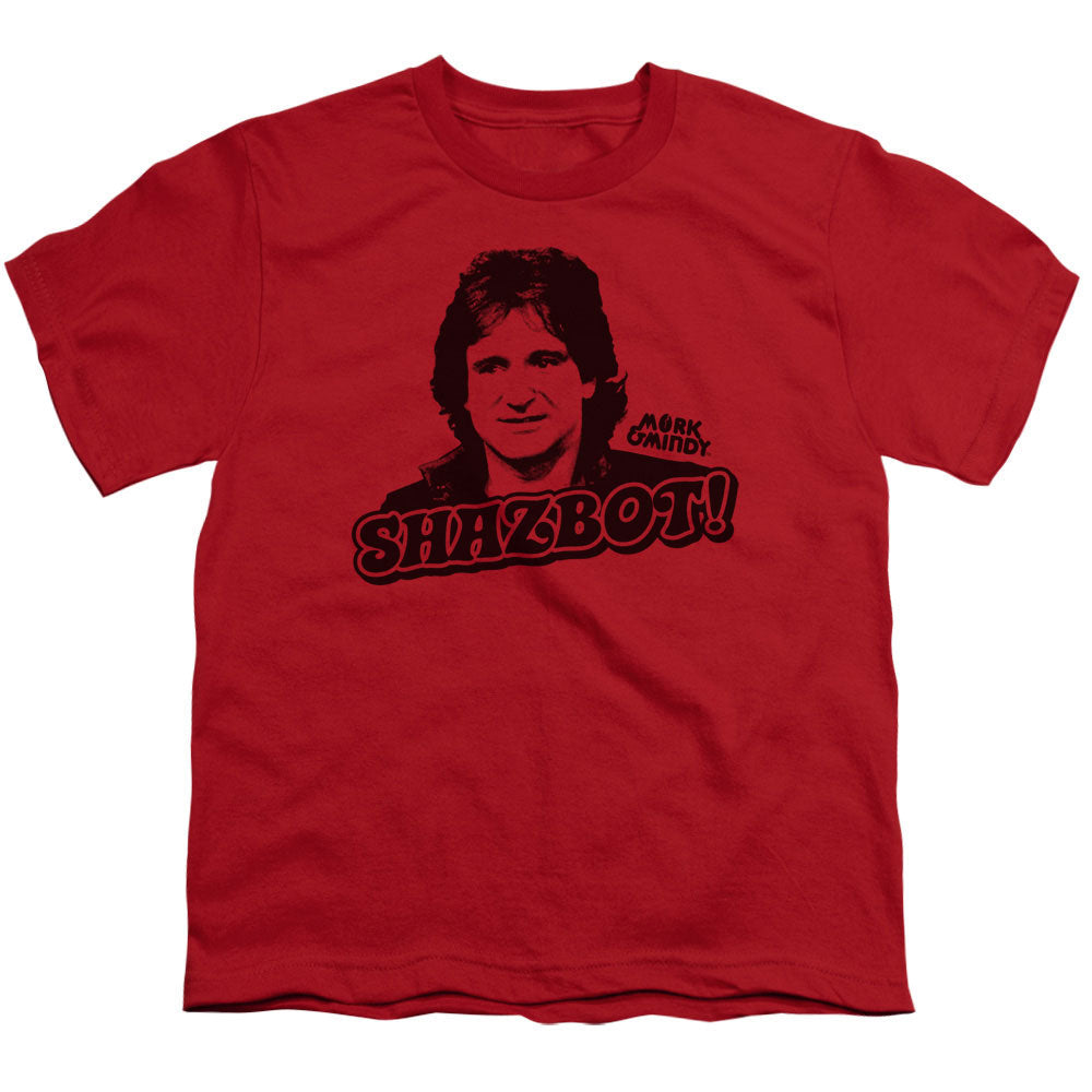 Mork & Mindy Shazbot Licensed Kid's T-Shirt (Ages 4-7) LG