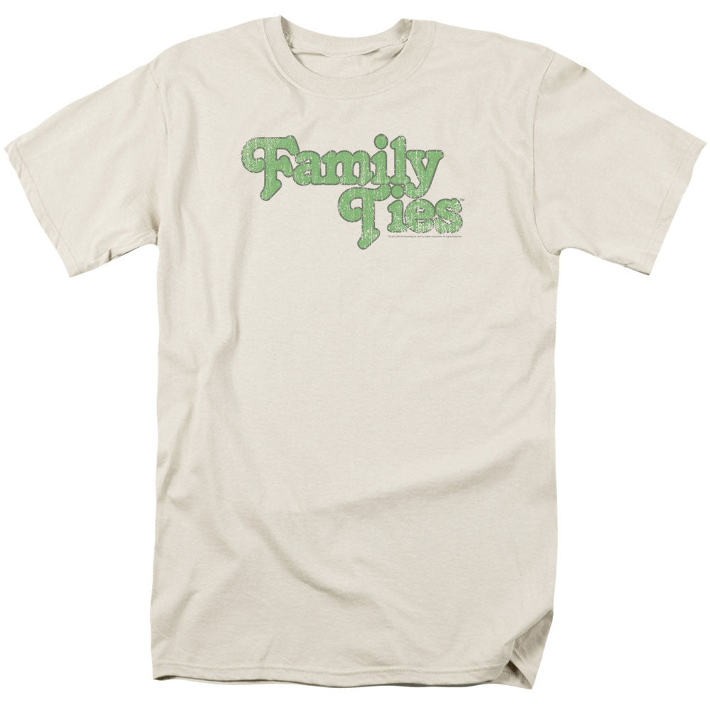 Family Ties Logo Licensed Adult Unisex T-Shirt Regular Fit Tee SM-3X