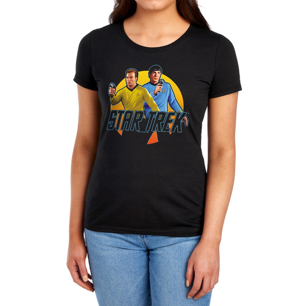 Star Trek Phasers Ready Licensed Women's T-Shirt Regular Fit MD