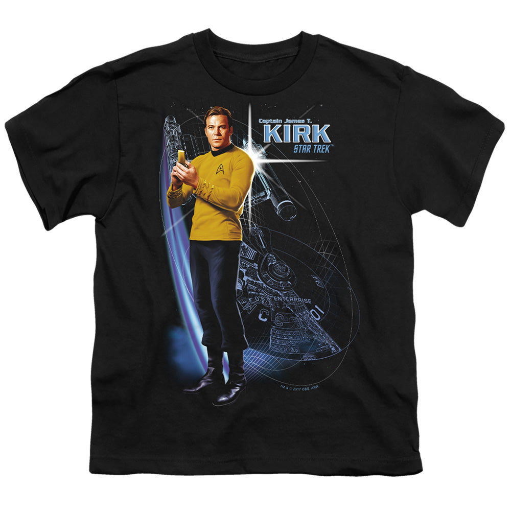 Star Trek Galactic Kirk Licensed Kid's T-Shirt (Ages 4-7) SM-XL