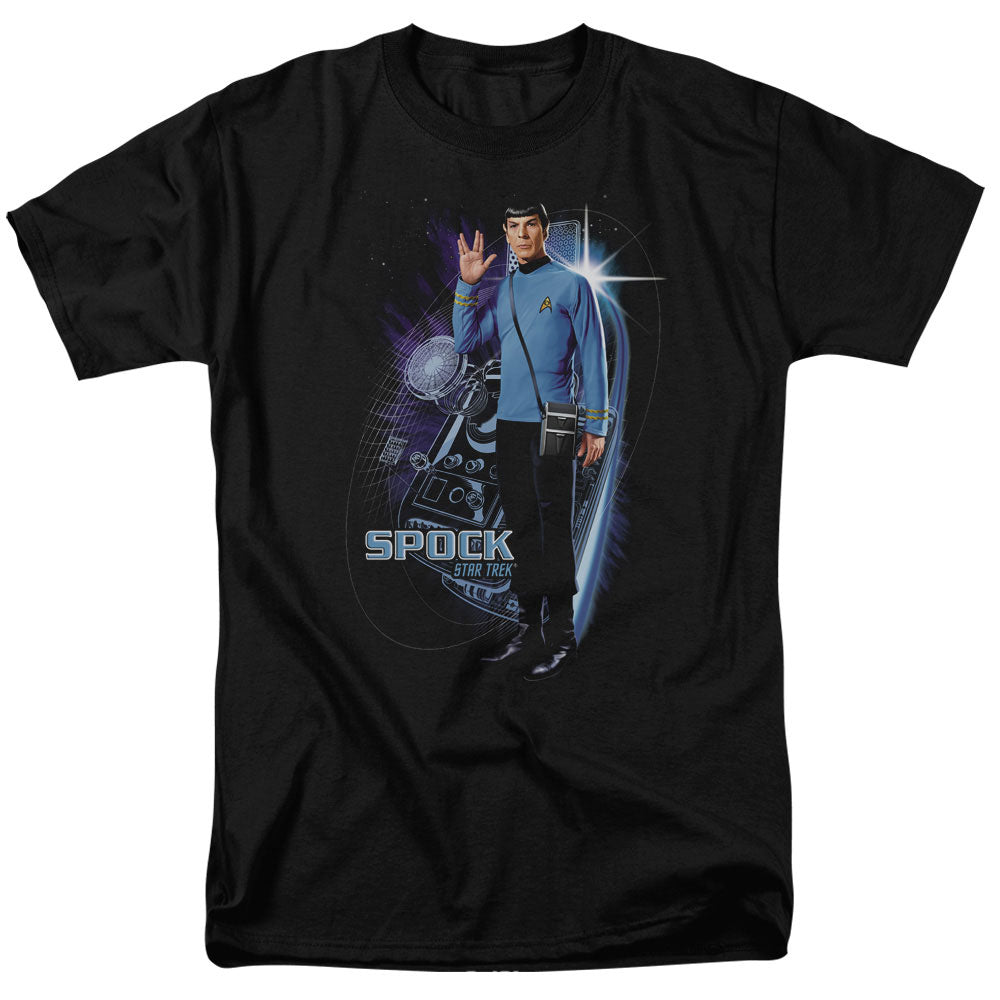 Star Trek Galactic Spock Licensed Adult Unisex T-Shirt Regular Fit Tee SM-3X
