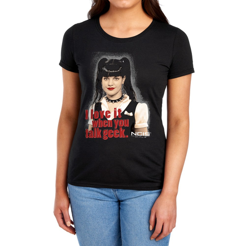 Ncis Geek Talk Licensed Women's T-Shirt Regular Fit SM-XL