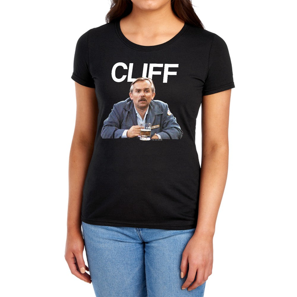 Cheers Cliff Licensed Women's T-Shirt Regular Fit LG