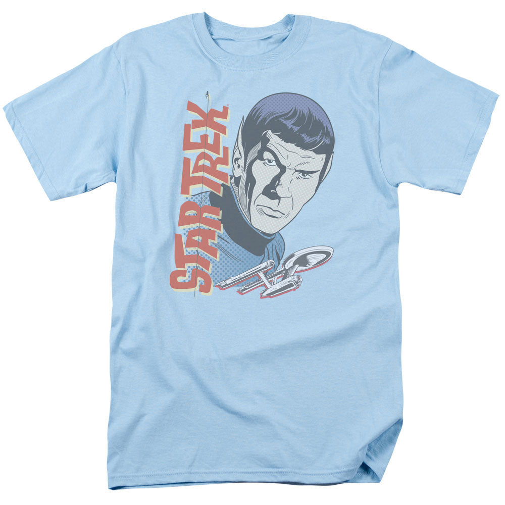 Star Trek Vintage Spock Licensed Adult Unisex T-Shirt Regular Fit Tee SM-3X