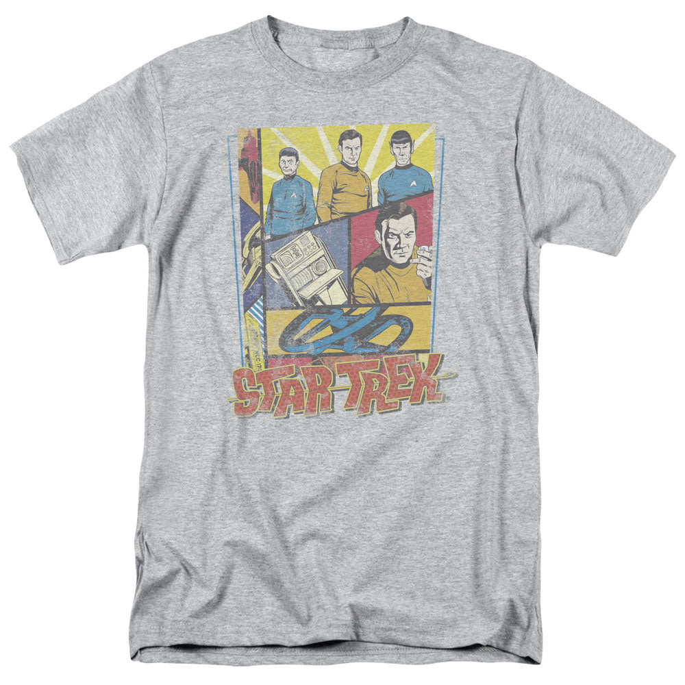 Star Trek Vintage Collage Licensed Adult Unisex T-Shirt Regular Fit Tee SM-3X