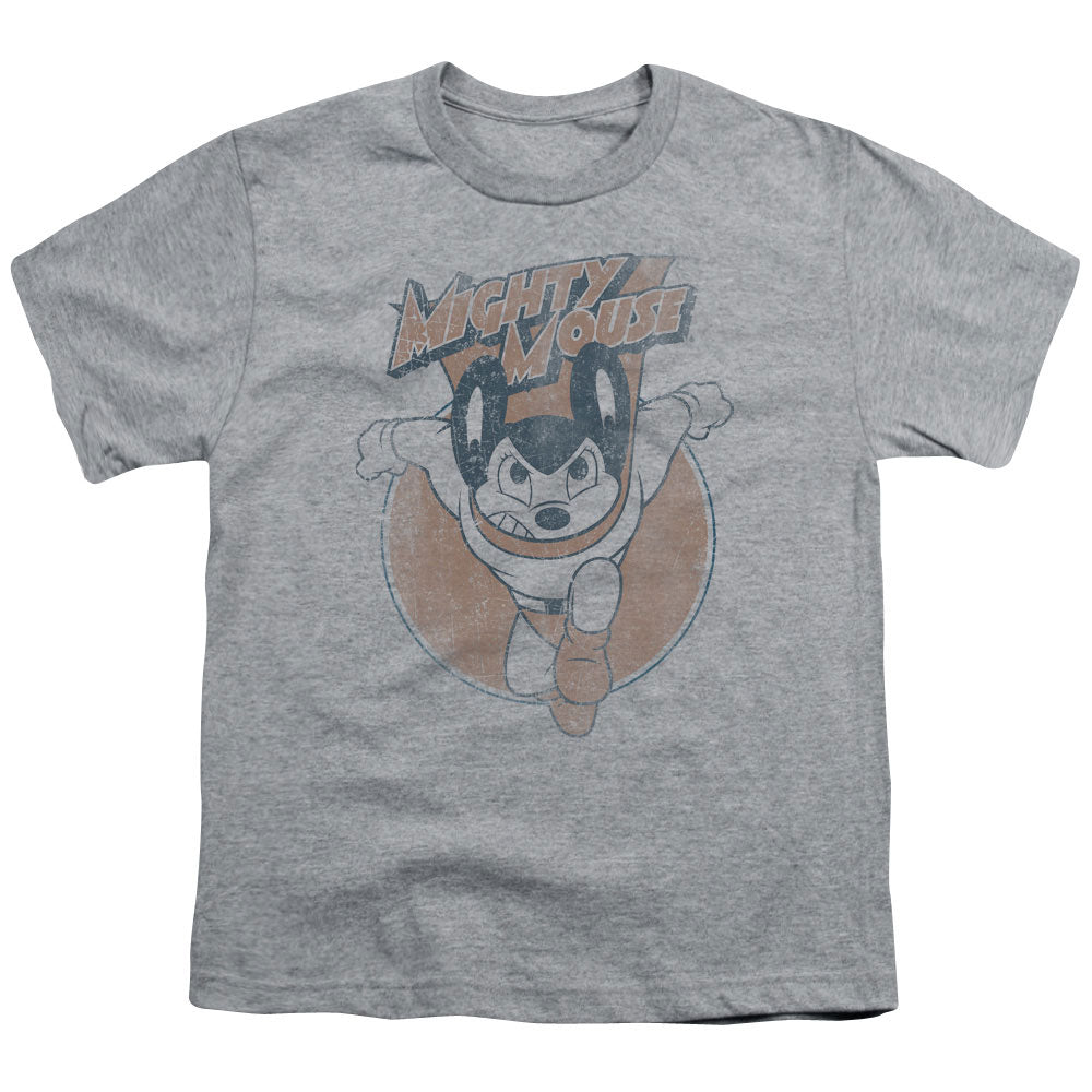 Mighty Mouse Flying With Purpose Licensed Kid's T-Shirt (Ages 4-7) XS-XL