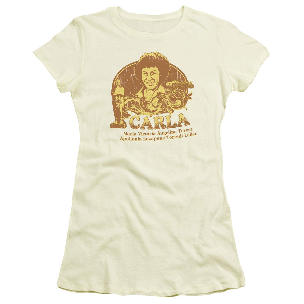 Cheers Carla Licensed Women's T-Shirt Juniors LG