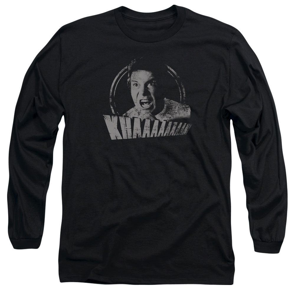 Star Trek Khan Distressed Licensed Adult Unisex Long Sleeve T-Shirt LG