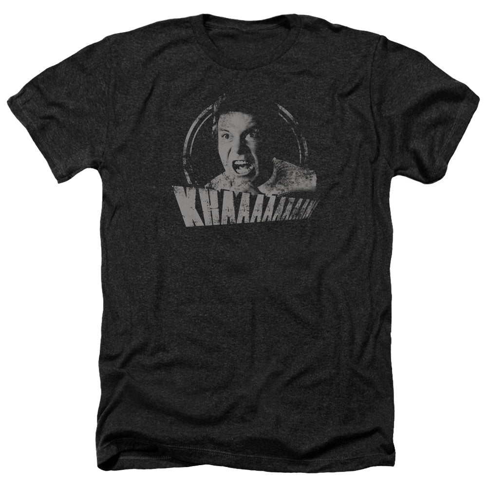 Star Trek Khan Distressed Licensed Adult Unisex T-Shirt Heather Tee LG