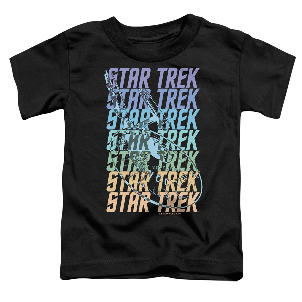 Star Trek Multi Logo Enterprise Licensed Toddler T-Shirt LG