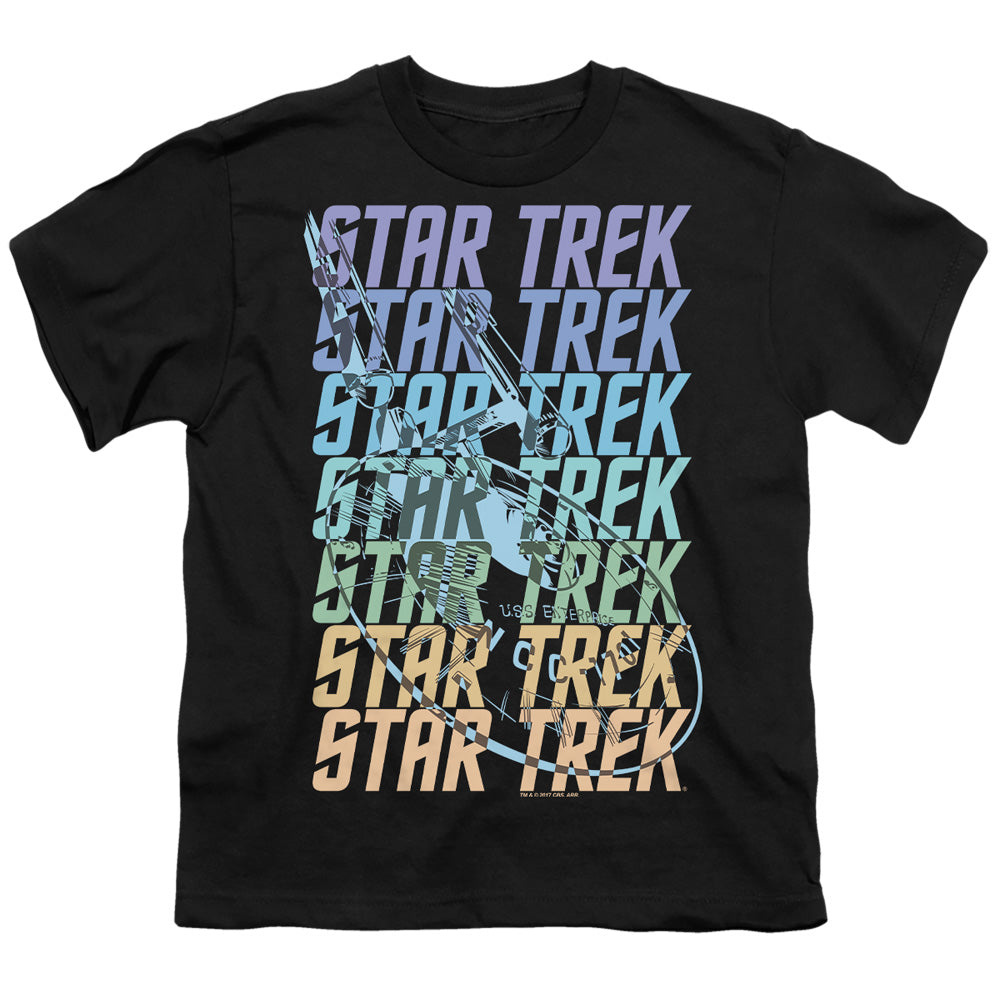 Star Trek Multi Logo Enterprise Licensed Kid's T-Shirt (Ages 4-7) SM-XL