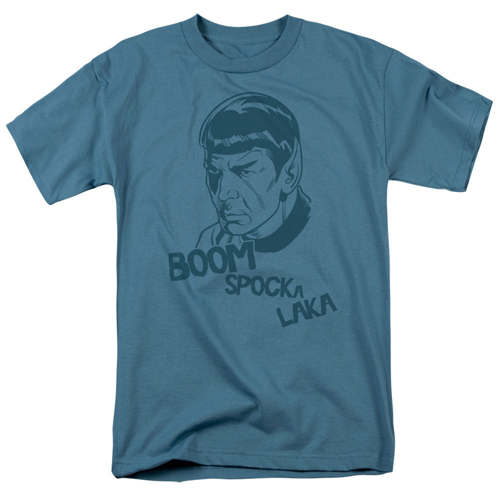 Star Trek Boom Spocka Laka Licensed Adult Unisex T-Shirt Regular Fit Tee MD-XL