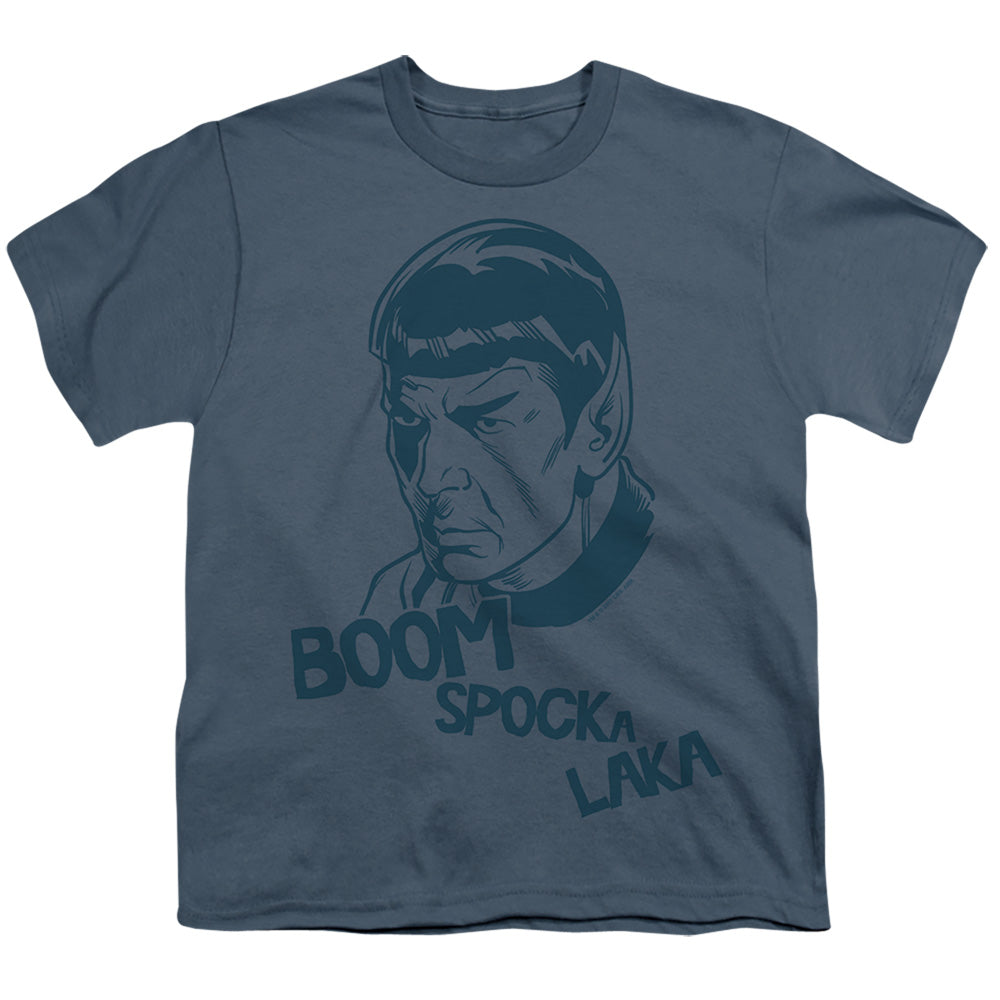 Star Trek Boom Spocka Laka Licensed Kid's T-Shirt (Ages 4-7) XL