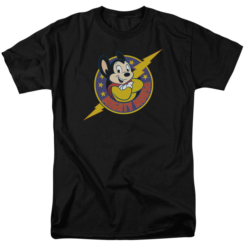Mighty Mouse Mighty Hero Licensed Adult Unisex T-Shirt Regular Fit Tee SM-2X