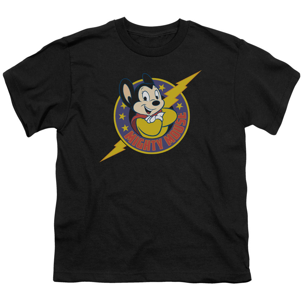 Mighty Mouse Mighty Hero Licensed Kid's T-Shirt (Ages 4-7) SM-LG