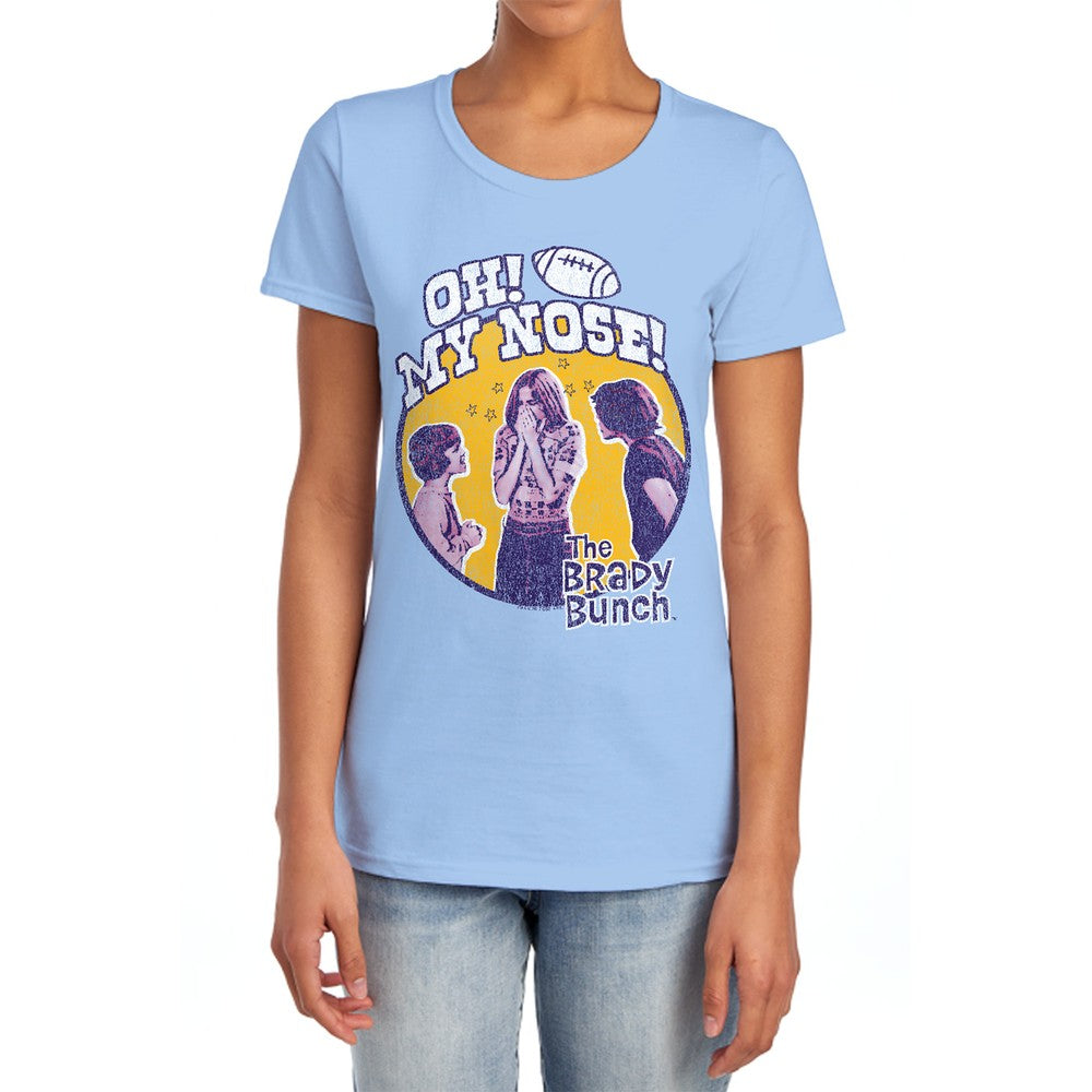 Brady Bunch My Nose Licensed Women's T-Shirt Regular Fit SM