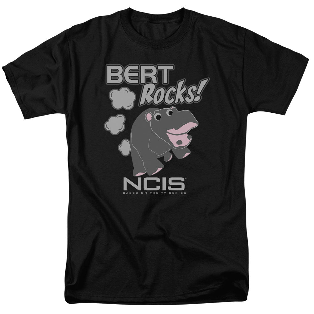 Ncis Bert Rocks Licensed Adult Unisex T-Shirt Regular Fit Tee SM-3X