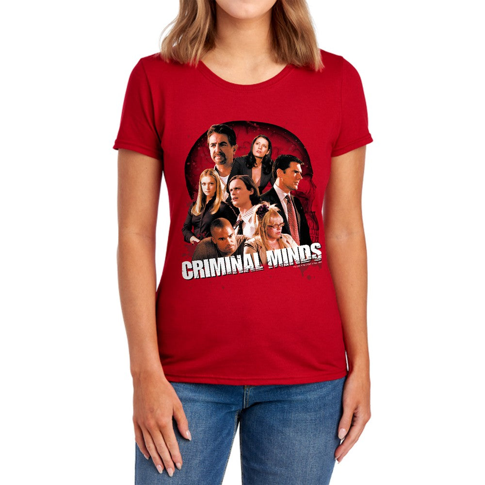 Criminal Minds Brain Trust Licensed Women's T-Shirt Regular Fit LG