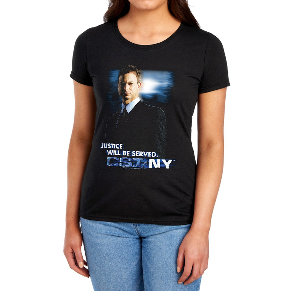 Csi:Ny Justice Served Licensed Women's T-Shirt Regular Fit SM-LG