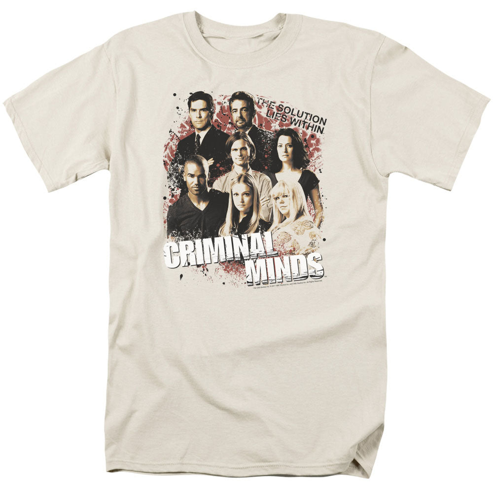 Criminal Minds Solution Lies Within Licensed Adult Unisex T-Shirt SM-3X
