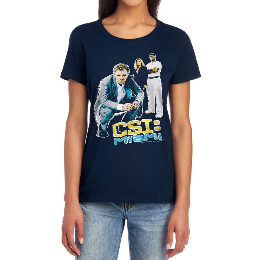 Csi:Miami In Perspective Licensed Women's T-Shirt Regular Fit SM-LG