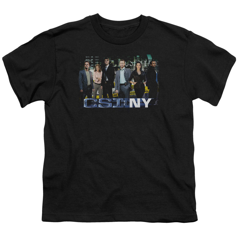 Csi Ny Cast Licensed Kid's T-Shirt (Ages 4-7) SM-LG