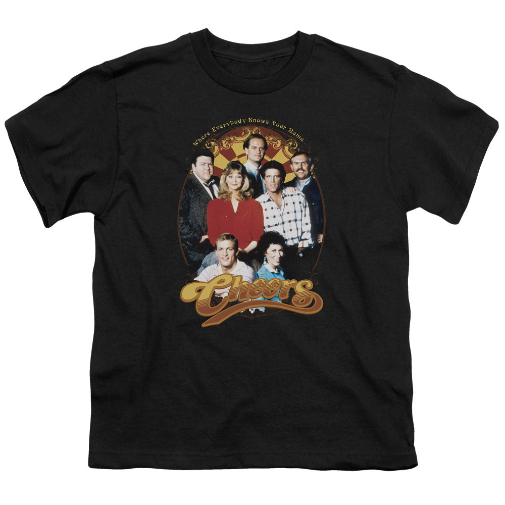 Cheers Group Shot Licensed Kid's T-Shirt (Ages 4-7) SM-XL