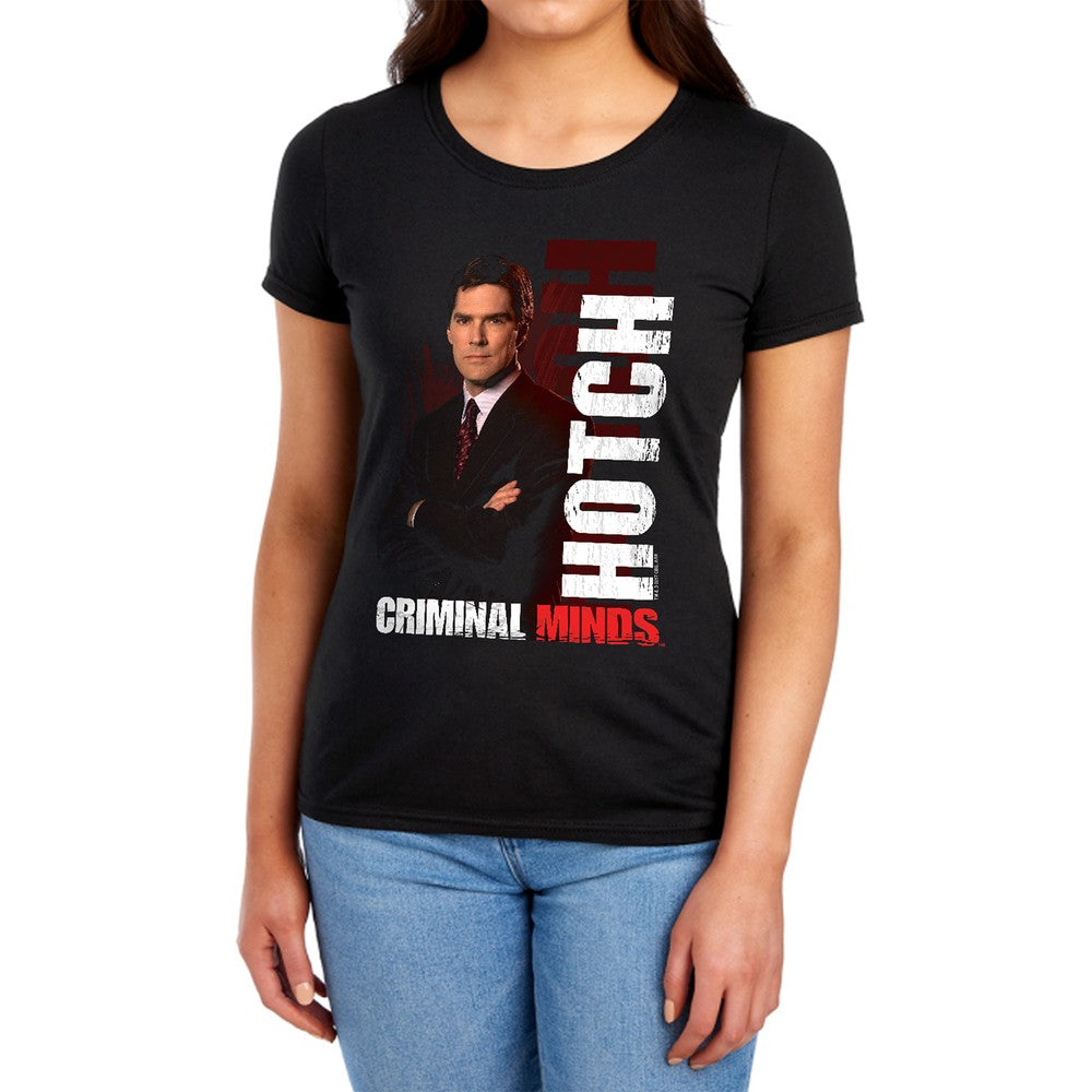 Criminal Minds Hotch Licensed Women's T-Shirt Regular Fit SM-2X