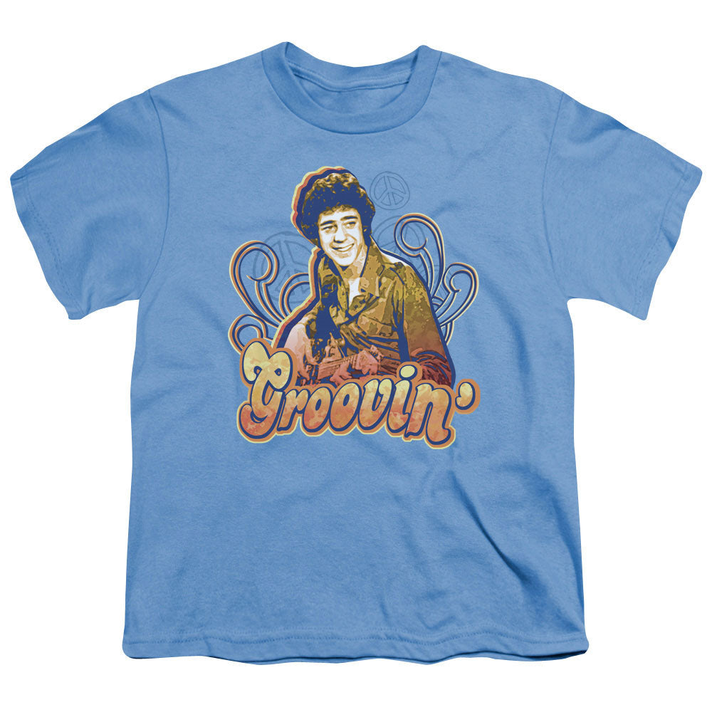 Brady Bunch Groovin Licensed Kid's T-Shirt (Ages 4-7) XL