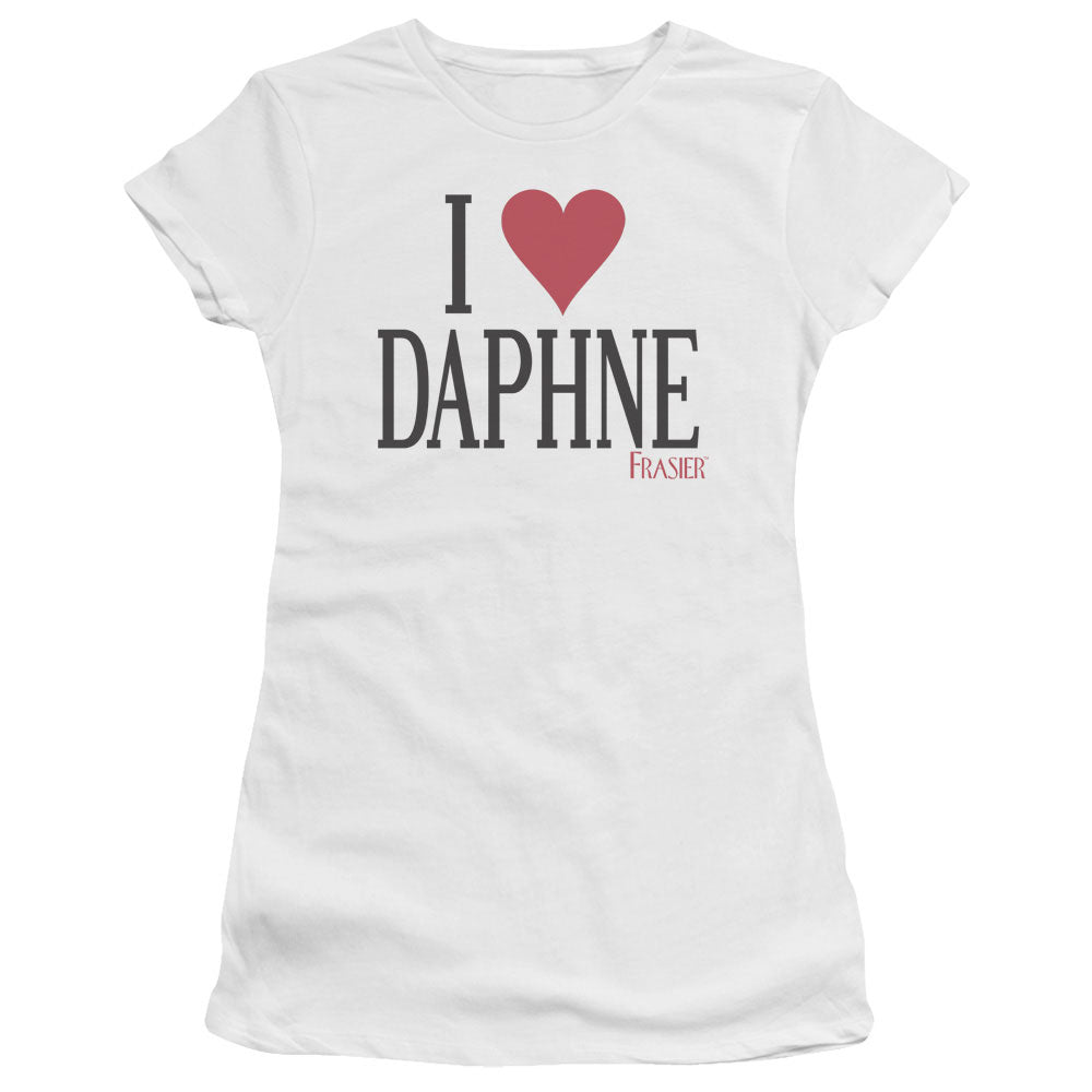 Frasier I Heart Daphne Licensed Women's T-Shirt Juniors LG