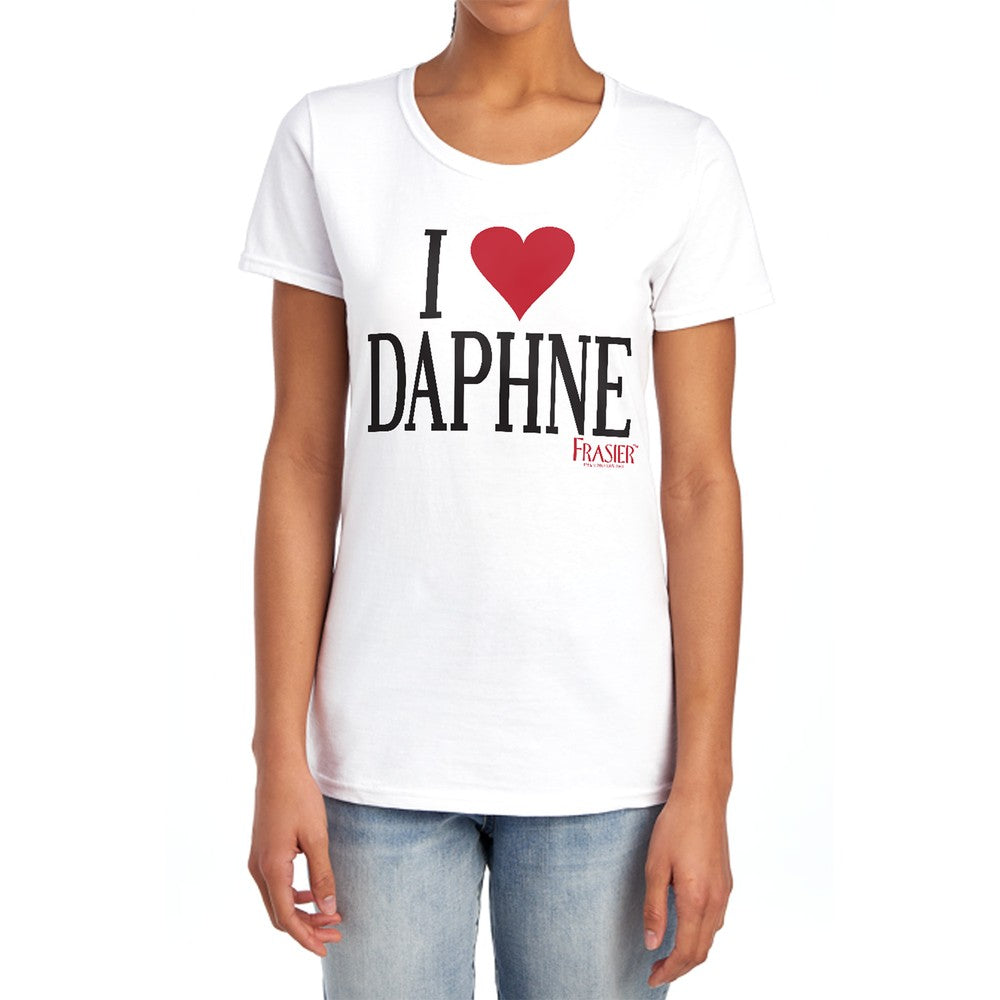 Frasier I Heart Daphne Licensed Women's T-Shirt Regular Fit LG