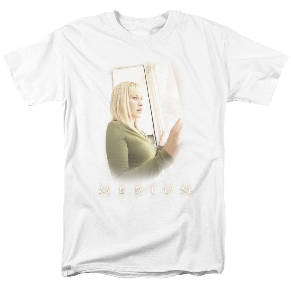 Medium White Light Licensed Adult Unisex T-Shirt Regular Fit Tee LG