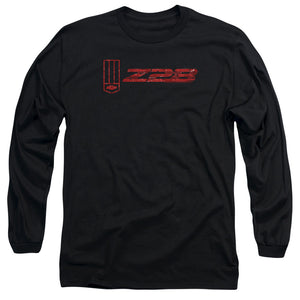 AN OFFCIALLY LICENSED CHEVROLET THE Z28 MEN'S LONG SLEEVE T-SHIRT BLACK