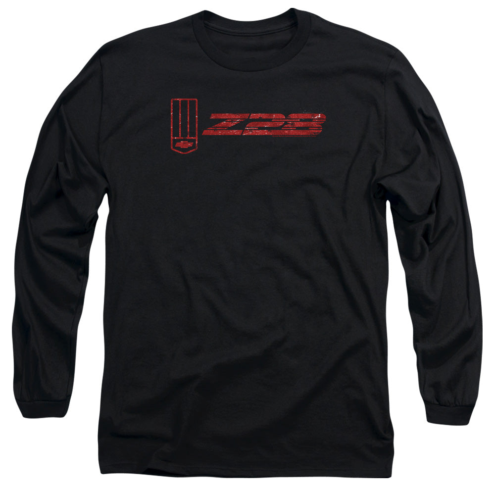 AN OFFCIALLY LICENSED CHEVROLET THE Z28 MEN'S LONG SLEEVE T-SHIRT BLACK