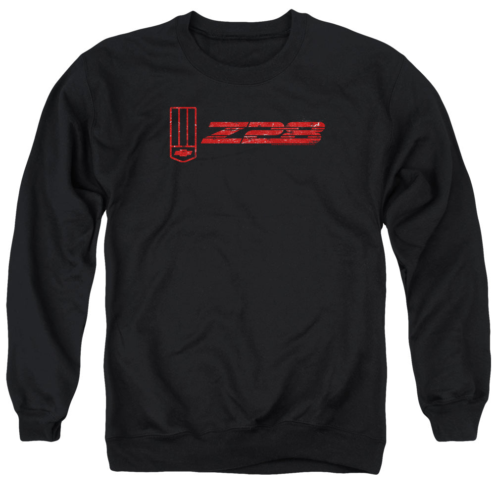 AN OFFCIALLY LICENSED CHEVROLET THE Z28 ADULT UNISEX CREWNECK SWEATSHIRT BLACK