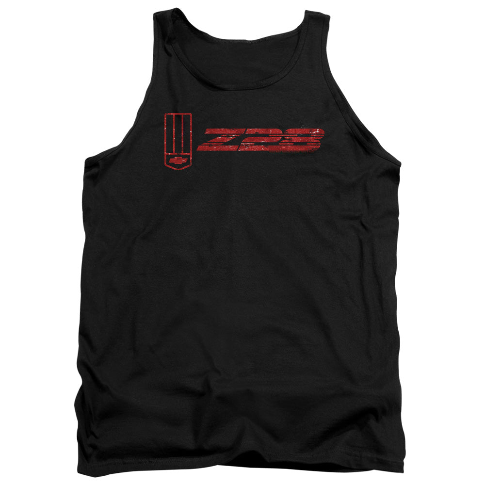 AN OFFCIALLY LICENSED CHEVROLET THE Z28 ADULT UNISEX TANK TOP BLACK