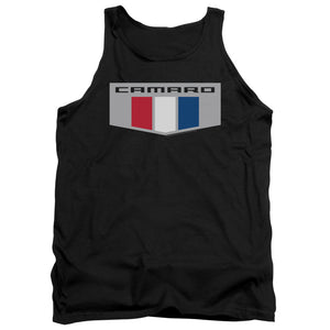 AN OFFCIALLY LICENSED CHEVROLET CHROME EMBLEM ADULT UNISEX TANK TOP BLACK