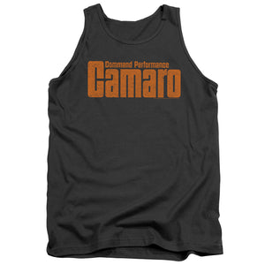 AN OFFCIALLY LICENSED CHEVROLET COMMAND PERFORMANCE ADULT UNISEX TANK TOP CHARCOAL
