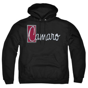 AN OFFCIALLY LICENSED CHEVROLET CHROME SCRIPT ADULT UNISEX PULLOVER HOODIE BLACK