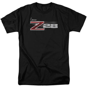 AN OFFCIALLY LICENSED CHEVROLET Z28 LOGO MEN'S REGULAR FIT T-SHIRT BLACK
